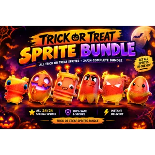 All Trick Or Treat Sprites Level 5 Mastered