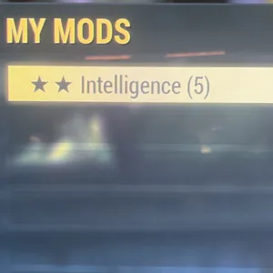 5x Intelligence Mods