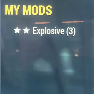 3x Explosive Mods