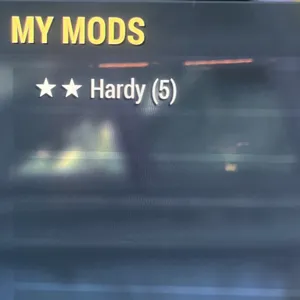 5x Hardy Mods