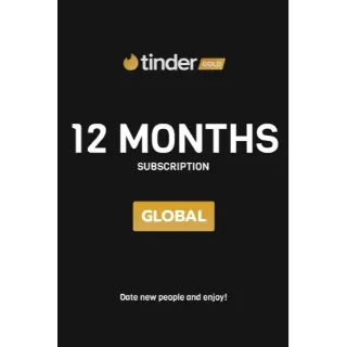 TINDER GOLD - 12 MONTHS KEY GLOBAL