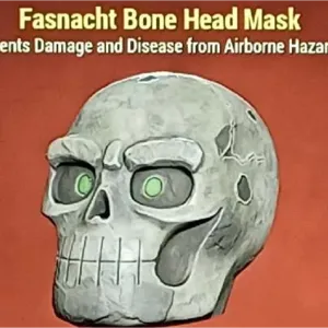 Fasnacht Bone Head Mask