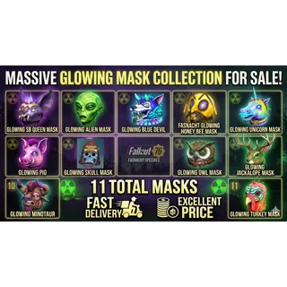 11 rare glowing masks