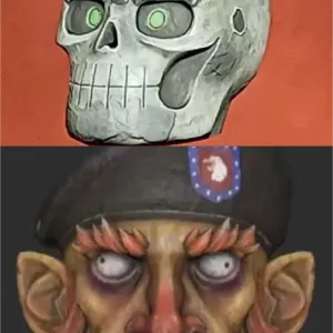 Both NEW FASNACHT MASK