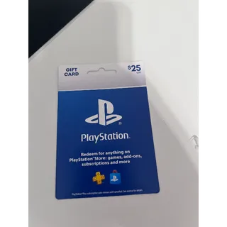 $25.00 USD PlayStation Store