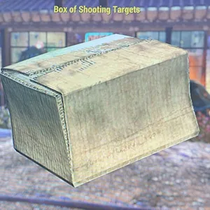 box of shooting targets