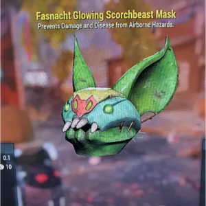 glowing scorchbeast mask