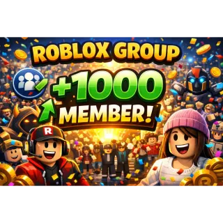 Roblox Group 1000 Member - FAST!