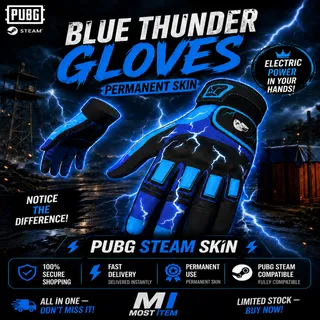 Blue Thunder Gloves Permanent