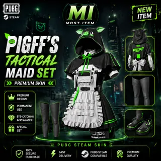 PIGFF'S TACTICAL MAID SET Permanent