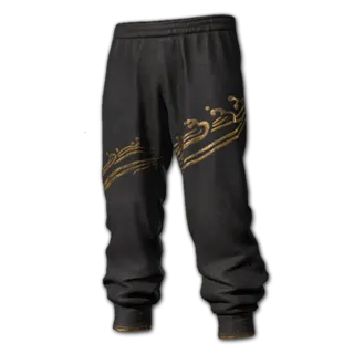 STEAM PUBG | Water Print Pants (Black) Permanent