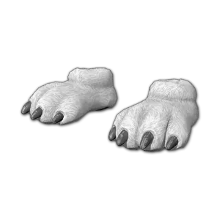 Polar Bear Feet Permanent