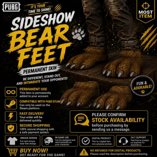 Sideshow Bear Feet Permanent