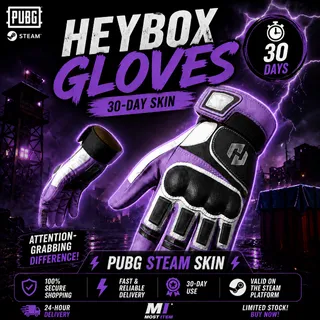 PUBG STEAM Heybox Gloves 30 DAY SKİN