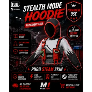  PUBG Stealth Mode Hoodie Permanent