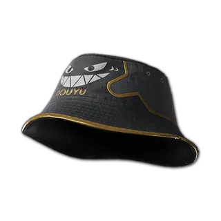 PUBG STEAM DOUYU BLACK GOLD BUCKET HAT  PERMANENT SKİN