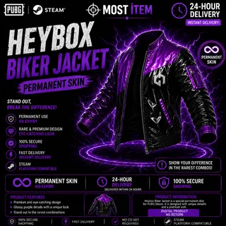 Heybox Biker Jacket Permanent