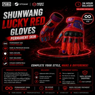 Shunwang Lucky Red Gloves Permanent