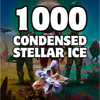 1,000 Condensed Stellar Ice