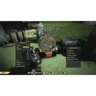 full set of unyelding sent ap refresh heavy combat armor xbox