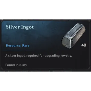 1 box of Silver Ingots 