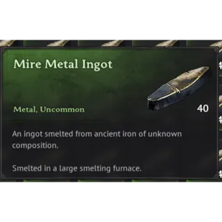 Windrose 200 Mire Metal Ingot