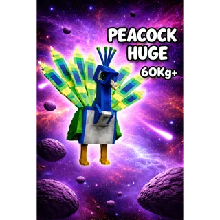 HUGE NIGHTMARE PEACOCK GROW A GARDEN