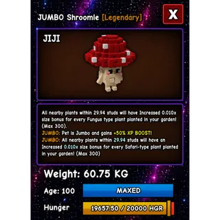 HUGE JUMBO SHROOMIE GROW A GARDEN