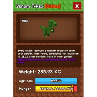 HUGE T-REX VENOM