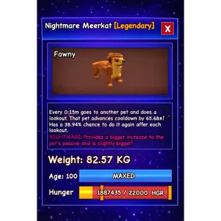 TITANIC NIGHTMARE MEERKAT