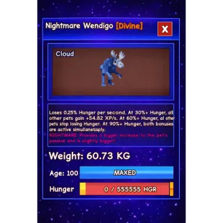 HUGE WENDIGO NIGHTMARE