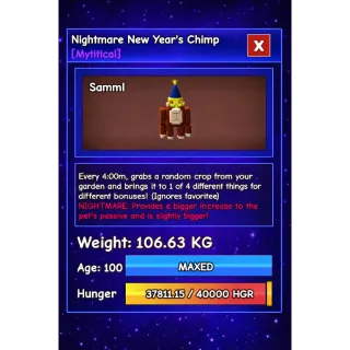 TITANIC GODLY NIGHTMARE NEW YEARS CHIMP