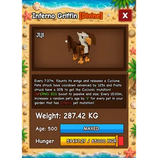 HUGE GRIFFIN INFERNO GROW A GARDEN 