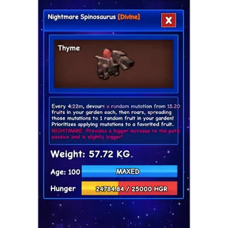 HUGE NIGHTMARE SPINOSAURUS