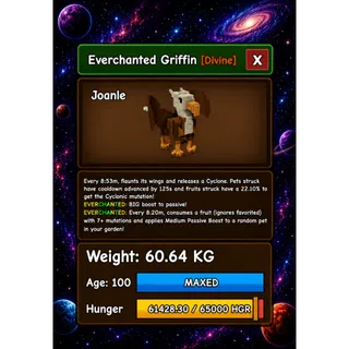 HUGE GRIFFIN EVERCHANTED