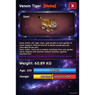 HUGE TIGER VENOM