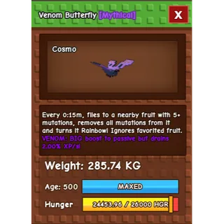 HUGE BUTTERFLY VENOM