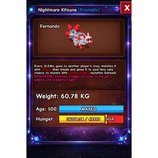 HUGE KITSUNE NIGHTMARE