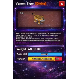 HUGE TIGER VENOM