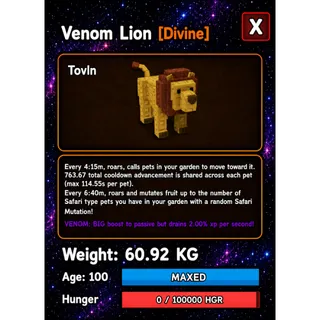 VENOM HUGE LION