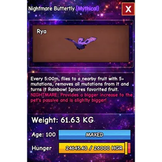 HUGE BUTTERFLY NIGHTMARE