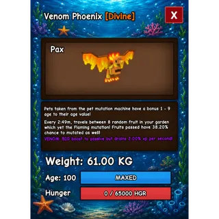 HUGE VENOM PHOENIX