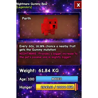 HUGE NIGHTMARE GUMMY BEAR