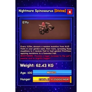 HUGE SPINOSAURUS NIGHTMARE