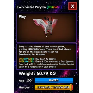 PERYTON EVERCHANTED HUGE GROW A GARDEN 