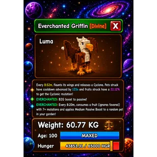 HUGE GRIFFIN EVERCHANTED