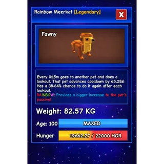 TITANIC RAINBOW MEERKAT