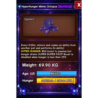 HUGE MIMIC OCTOPUS 15S GROW A GARDEN