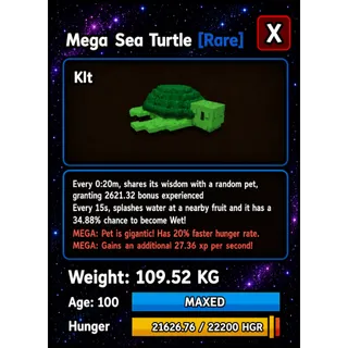 TITANIC GODLY MEGA SEA TURTLE TOY20S
