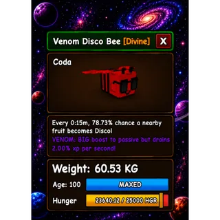 VENOM DISCO BEE HUGE